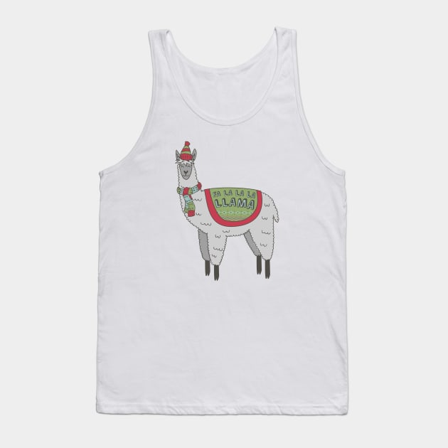 Fa La La La Llama Tank Top by robyriker